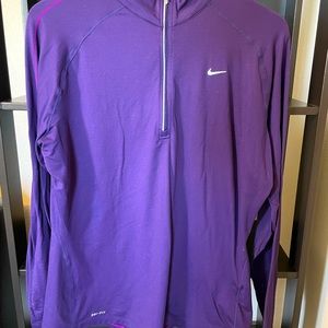Nike Dri-Fit Pullover Purple Size XL